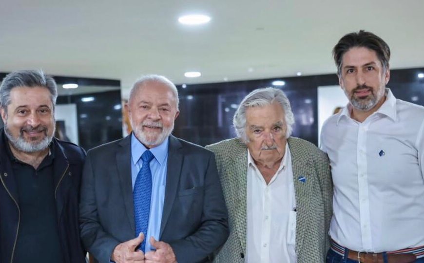 Lula Da Silva recibió al «Pepe» Mujica en Brasilia